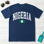 Nigeria Collegiate Flag T-Shirt