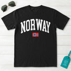 Norway Collegiate Flag T-Shirt