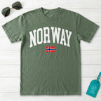 Norway Collegiate Flag T-Shirt