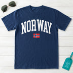 Norway Collegiate Flag T-Shirt