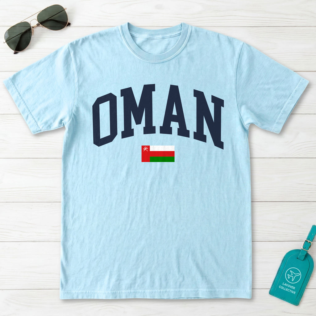 Oman Collegiate Flag T-Shirt