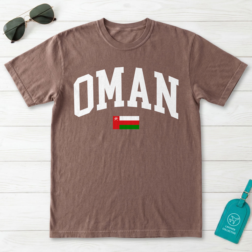 Oman Collegiate Flag T-Shirt