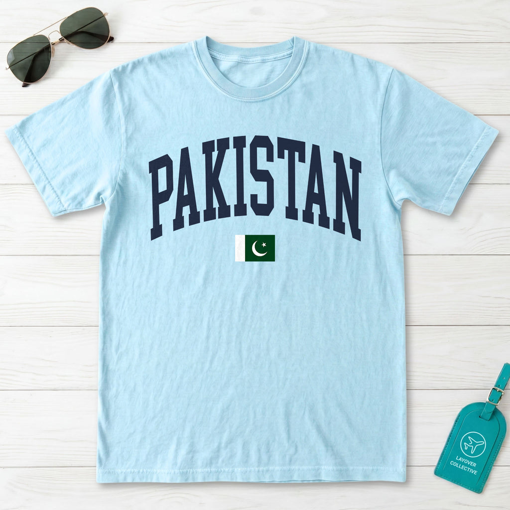 Pakistan Collegiate Flag T-Shirt