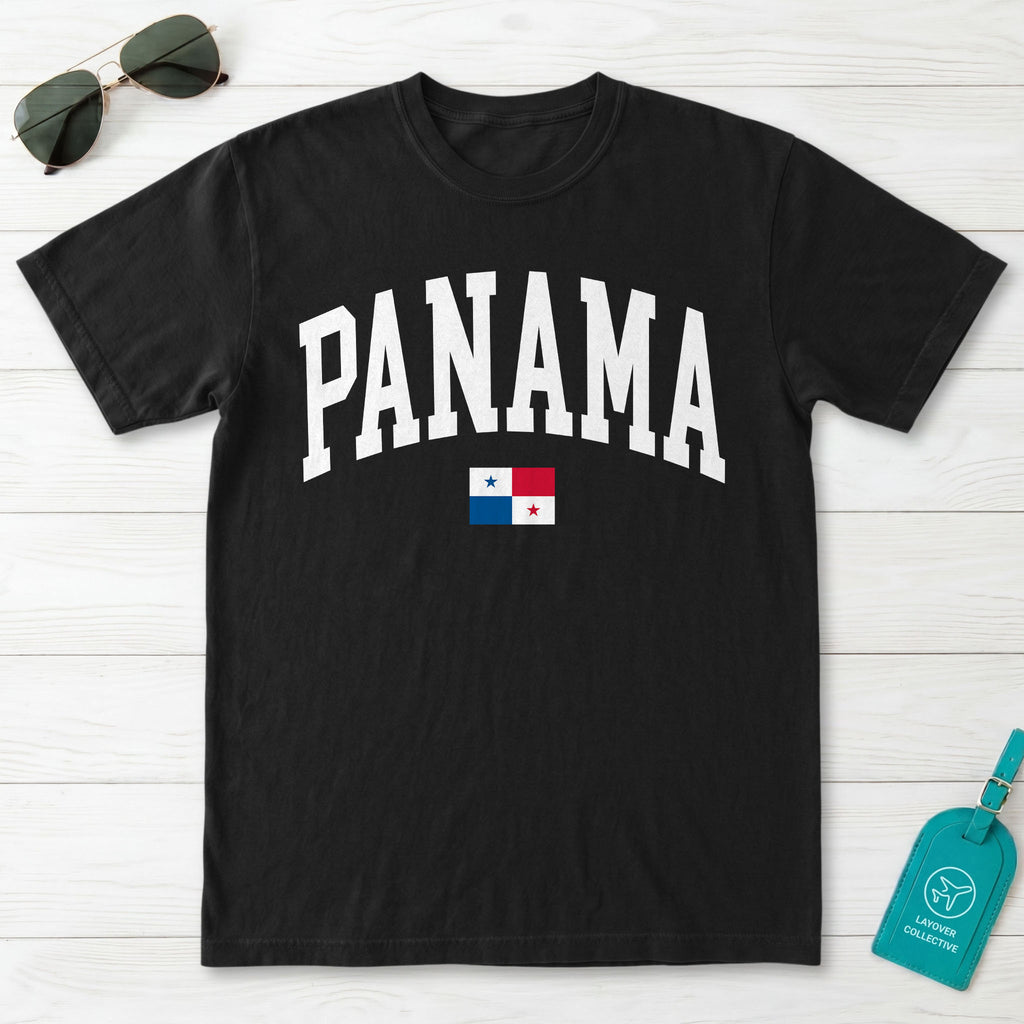 Panama Collegiate Flag T-Shirt