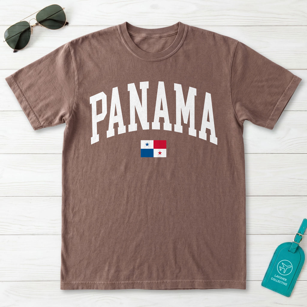 Panama Collegiate Flag T-Shirt