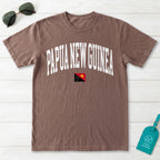 Papua New Guinea Collegiate Flag T-Shirt
