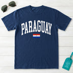 Paraguay Collegiate Flag T-Shirt