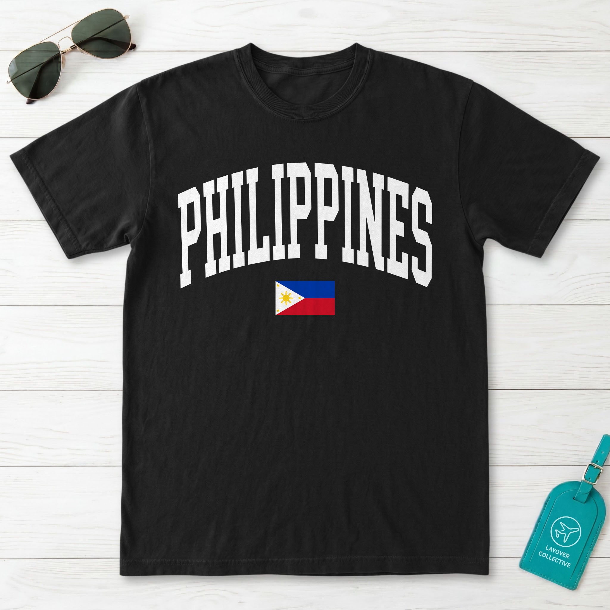 Philippines Collegiate Flag T-Shirt