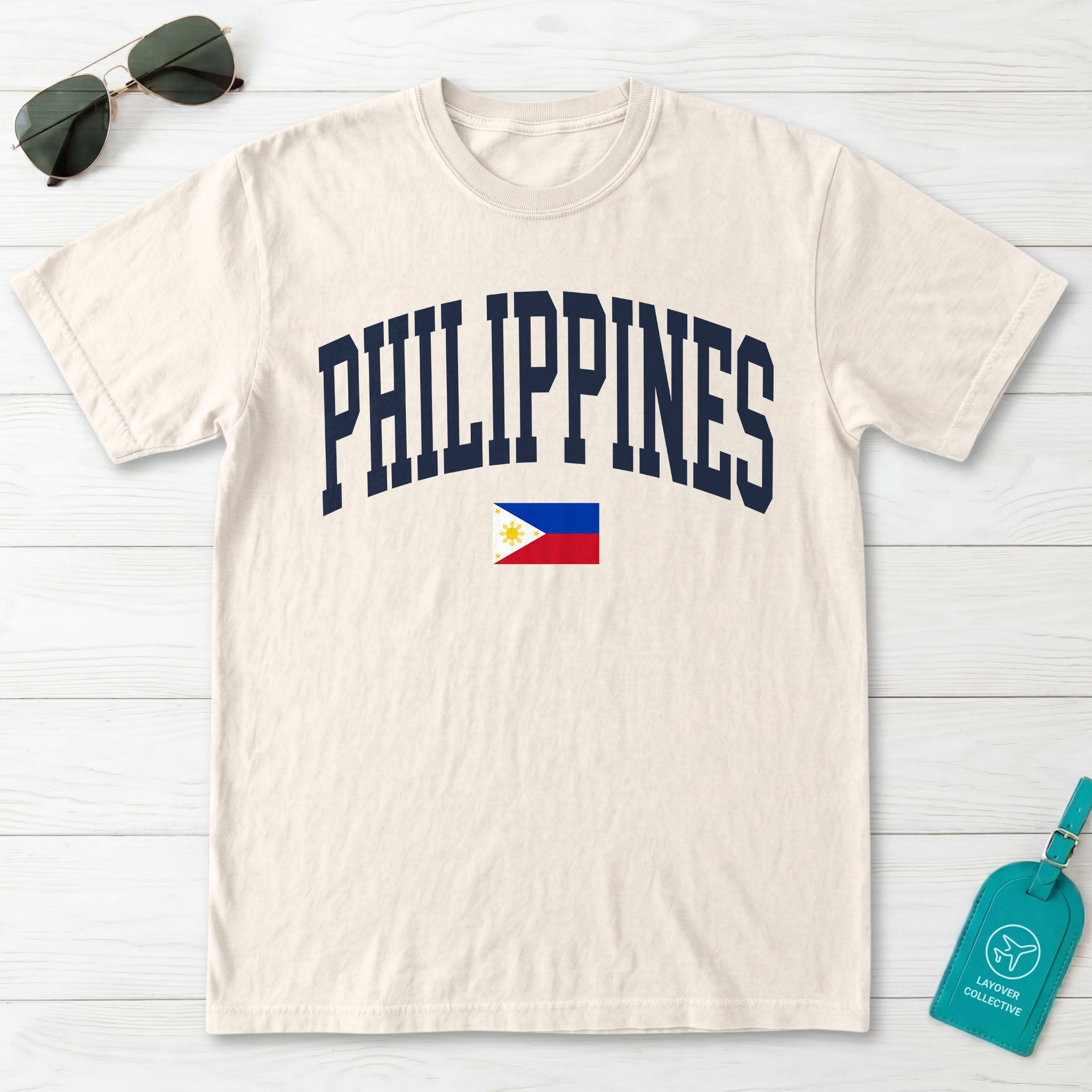 Philippines Collegiate Flag T-Shirt