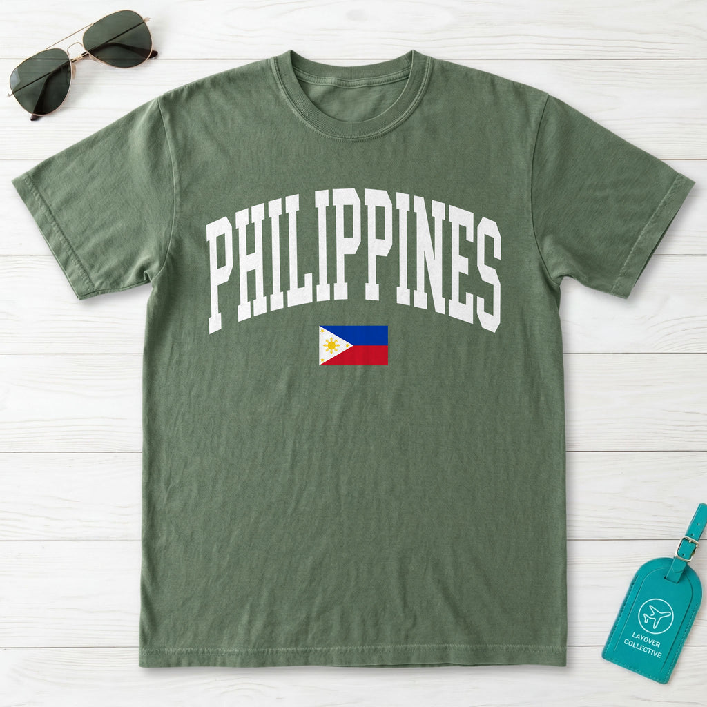 Philippines Collegiate Flag T-Shirt
