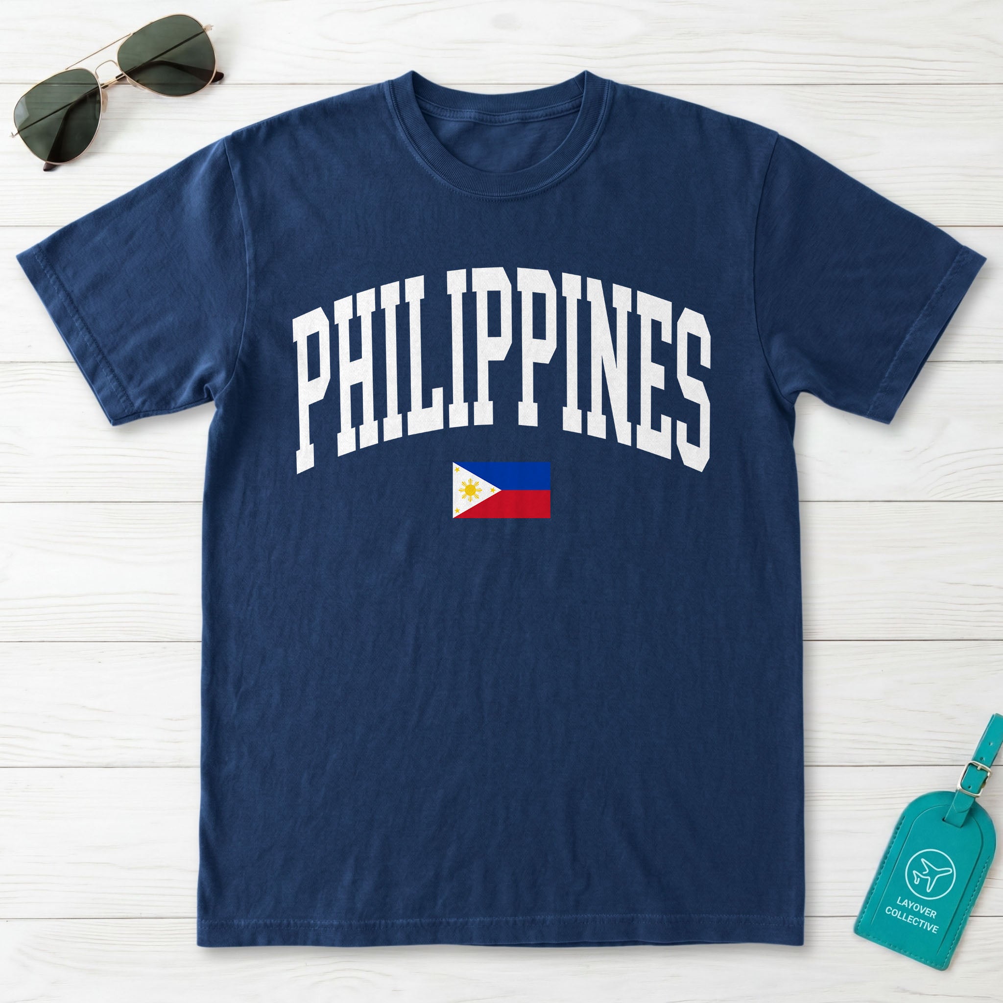 Philippines Collegiate Flag T-Shirt