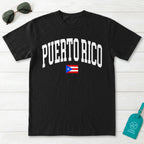 Puerto Rico Collegiate Flag T-Shirt