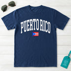 Puerto Rico Collegiate Flag T-Shirt