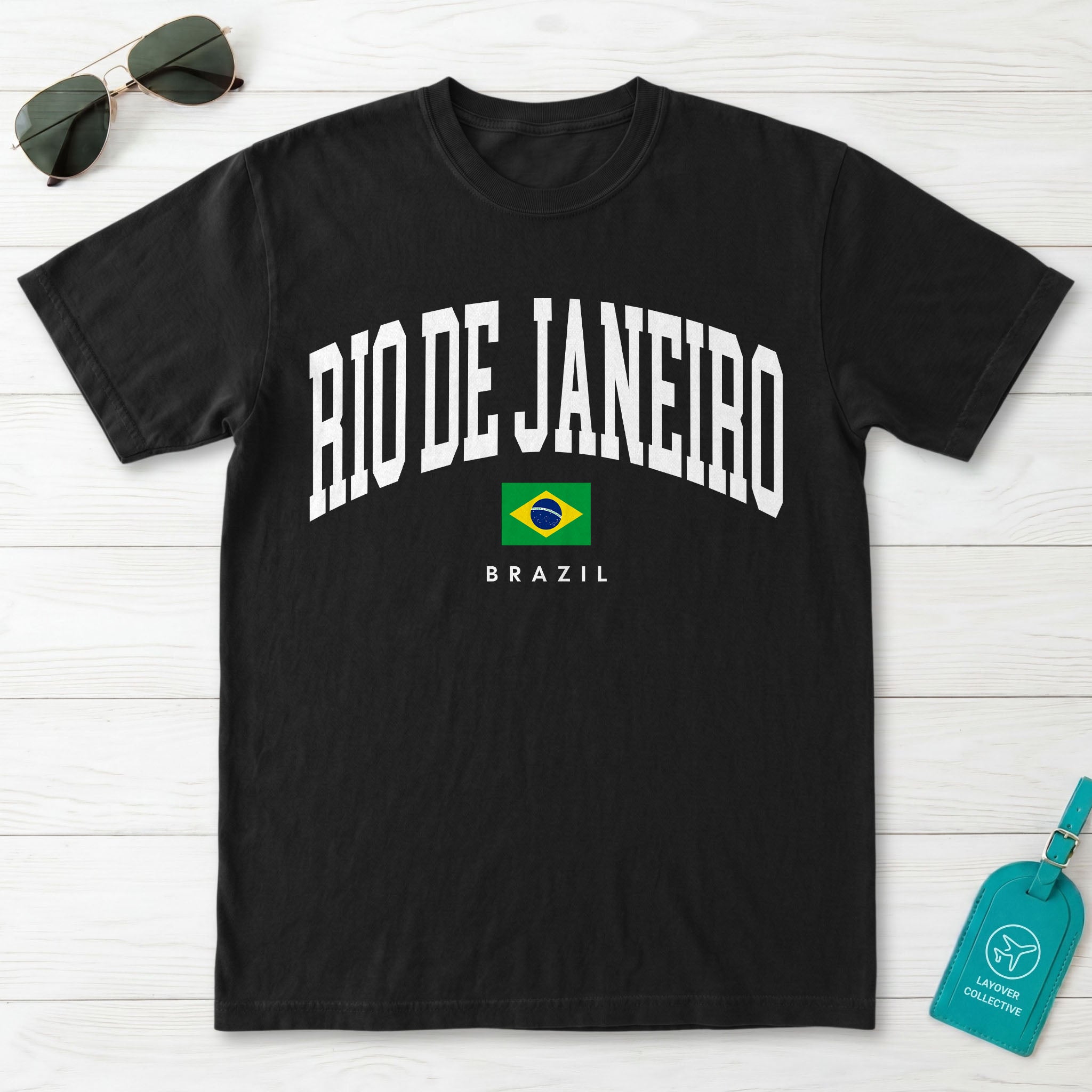 Rio De Janeiro Collegiate T-Shirt