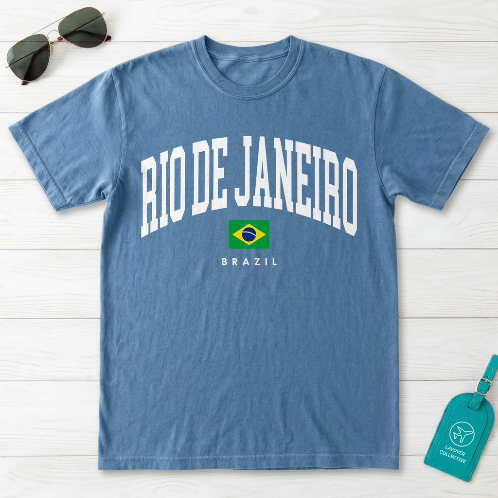 Rio De Janeiro Collegiate T-Shirt