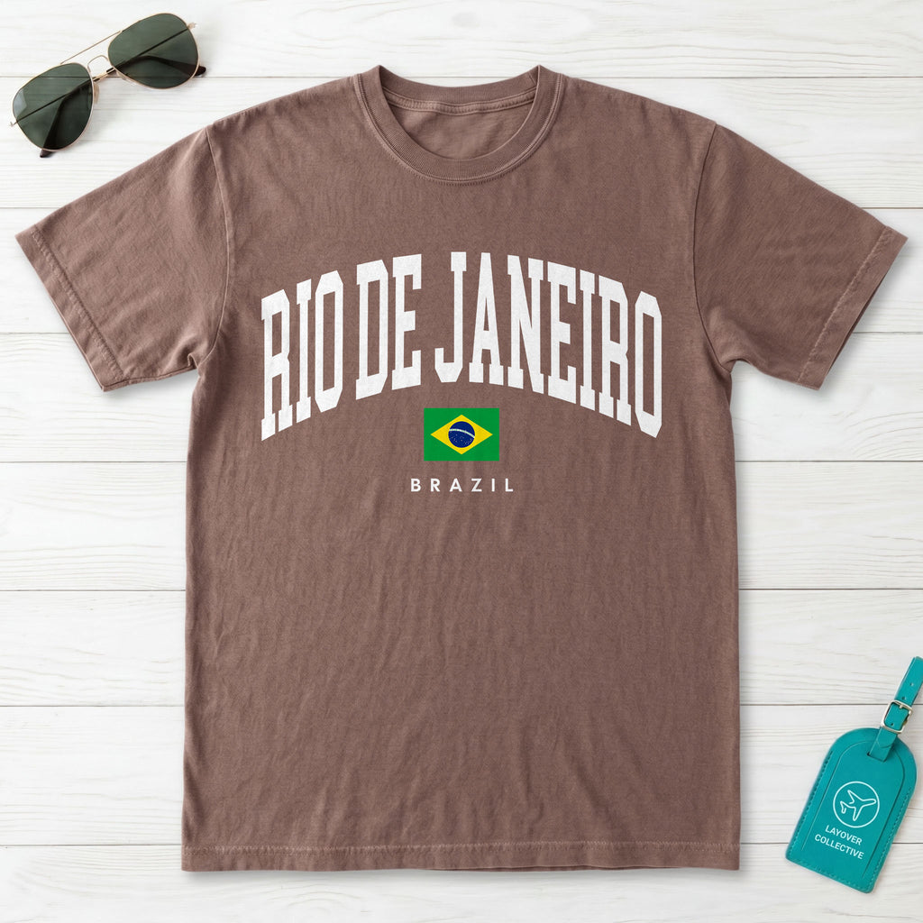 Rio De Janeiro Collegiate T-Shirt