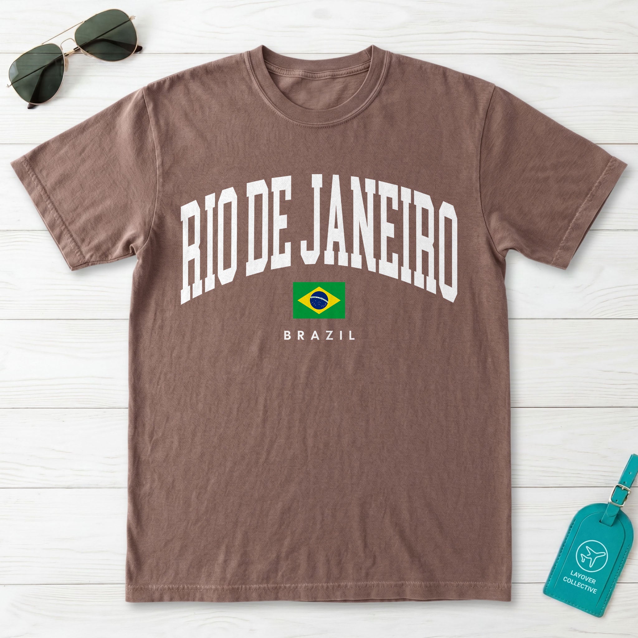 Rio De Janeiro Collegiate T-Shirt