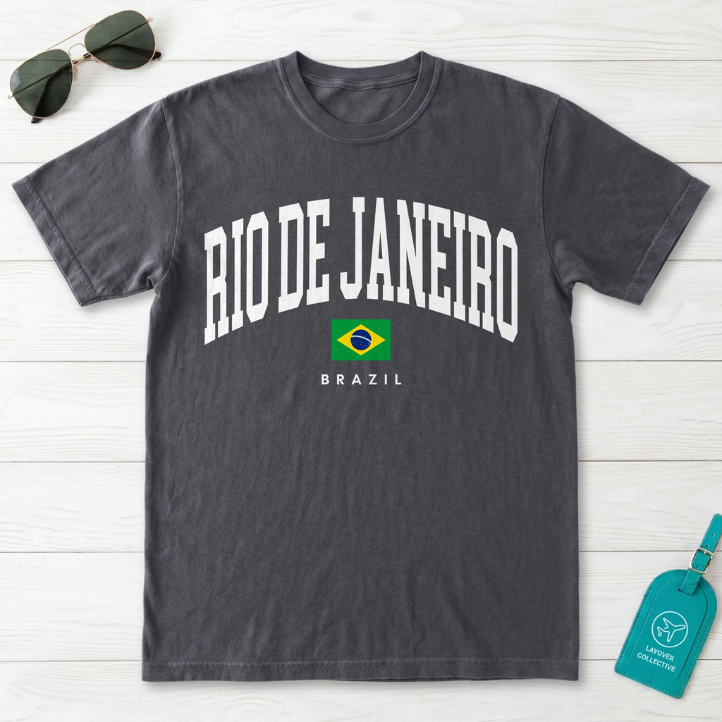 Rio De Janeiro Collegiate T-Shirt