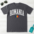 Romania Collegiate Flag T-Shirt