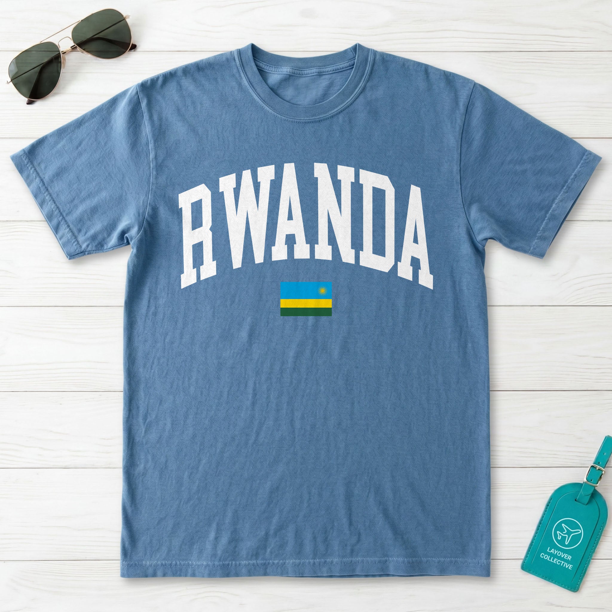 Rwanda Collegiate T-Shirt