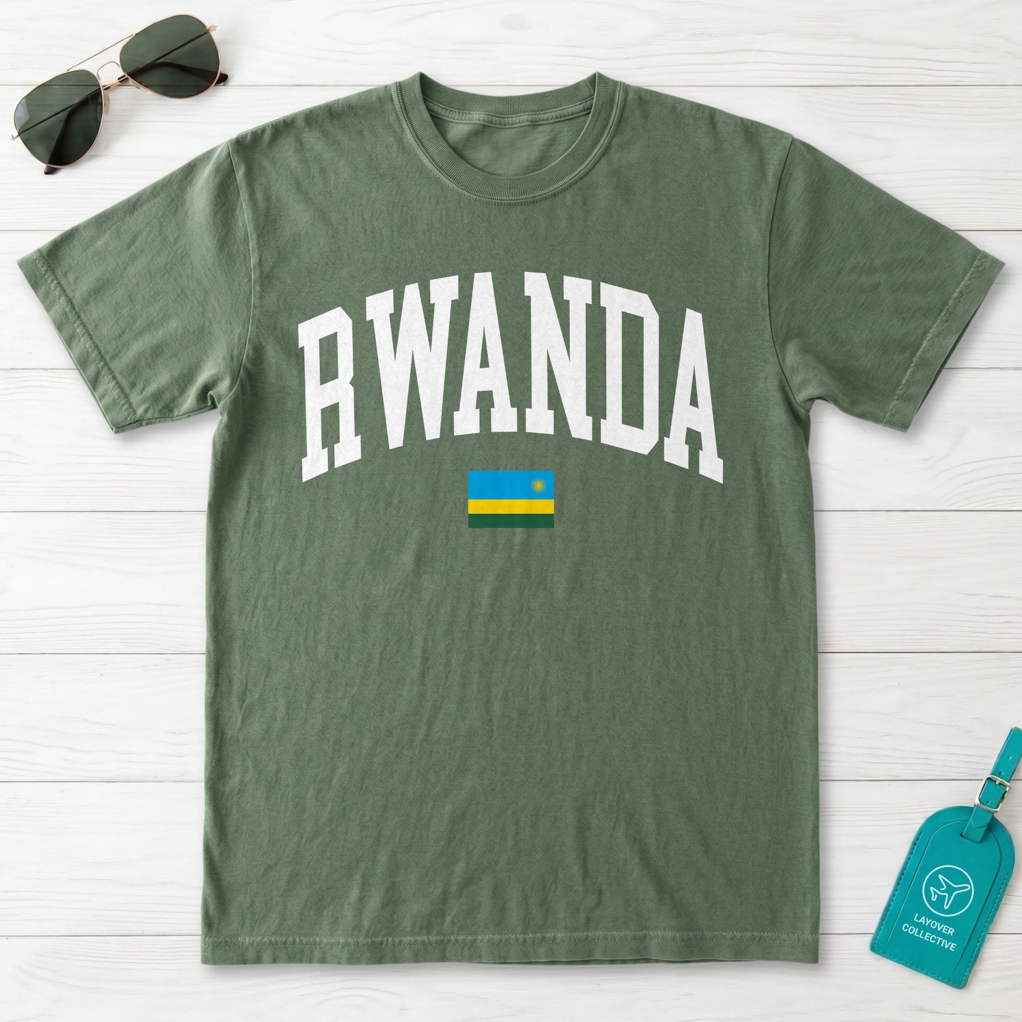 Rwanda Collegiate T-Shirt