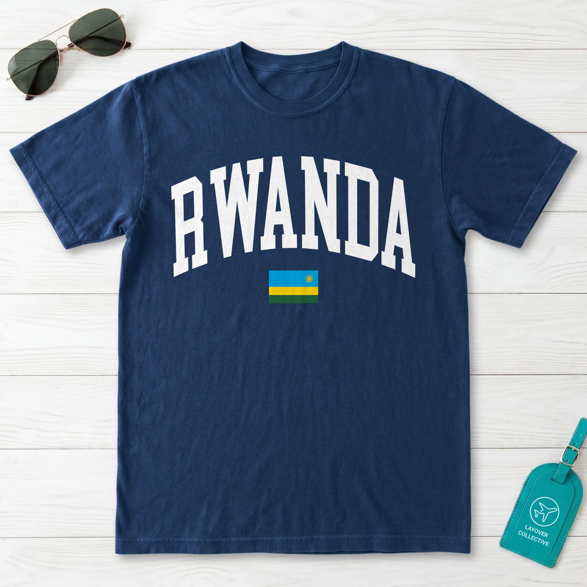 Rwanda Collegiate T-Shirt