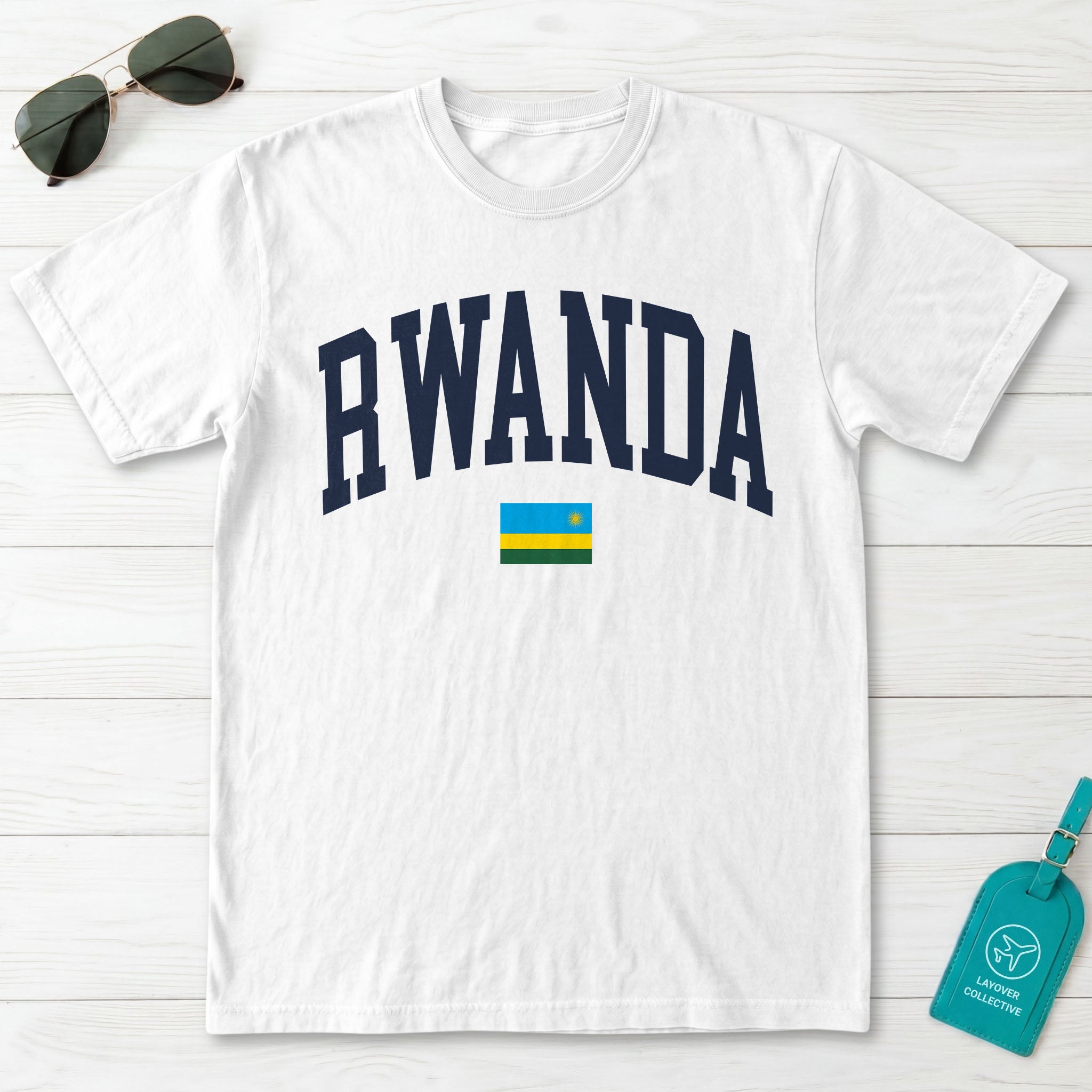 Rwanda Collegiate T-Shirt