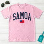 Samoa Collegiate Flag T-Shirt