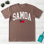 Samoa Collegiate Flag T-Shirt