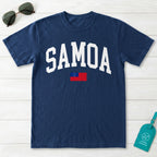 Samoa Collegiate Flag T-Shirt