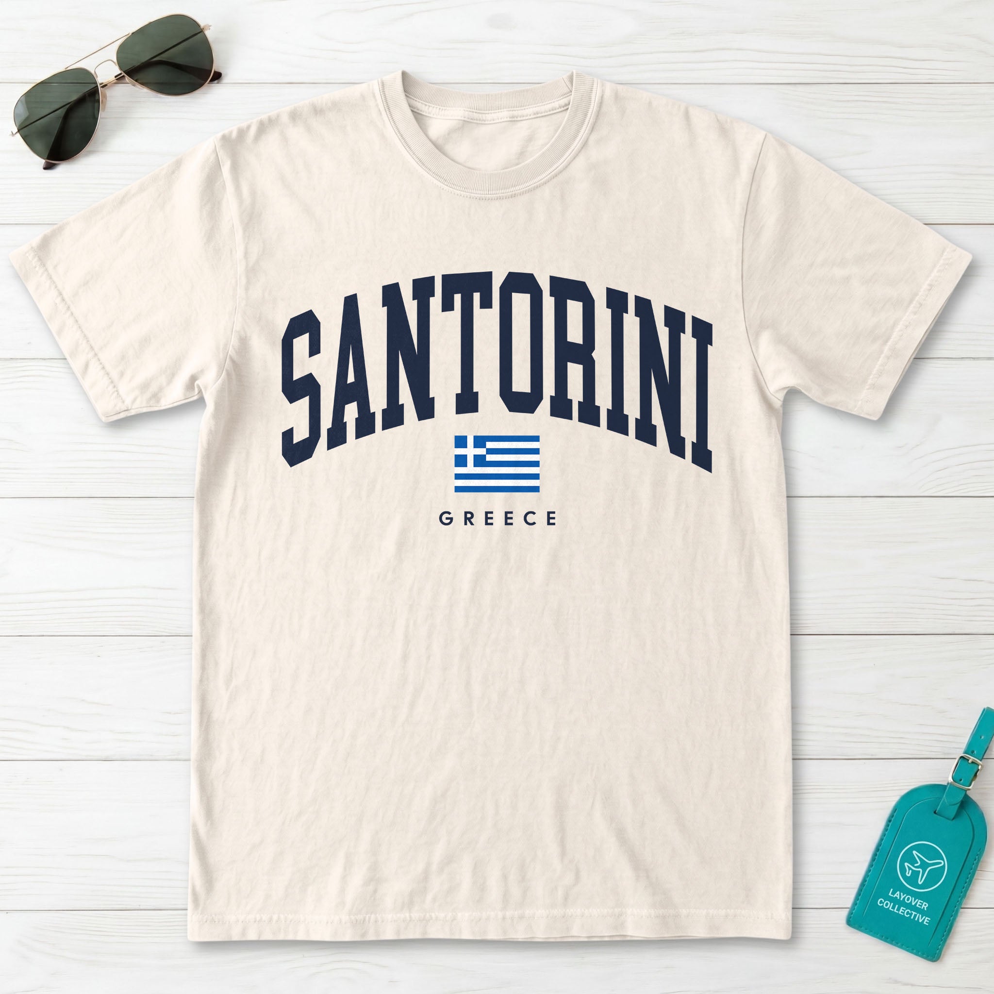 Santorini Collegiate T-Shirt