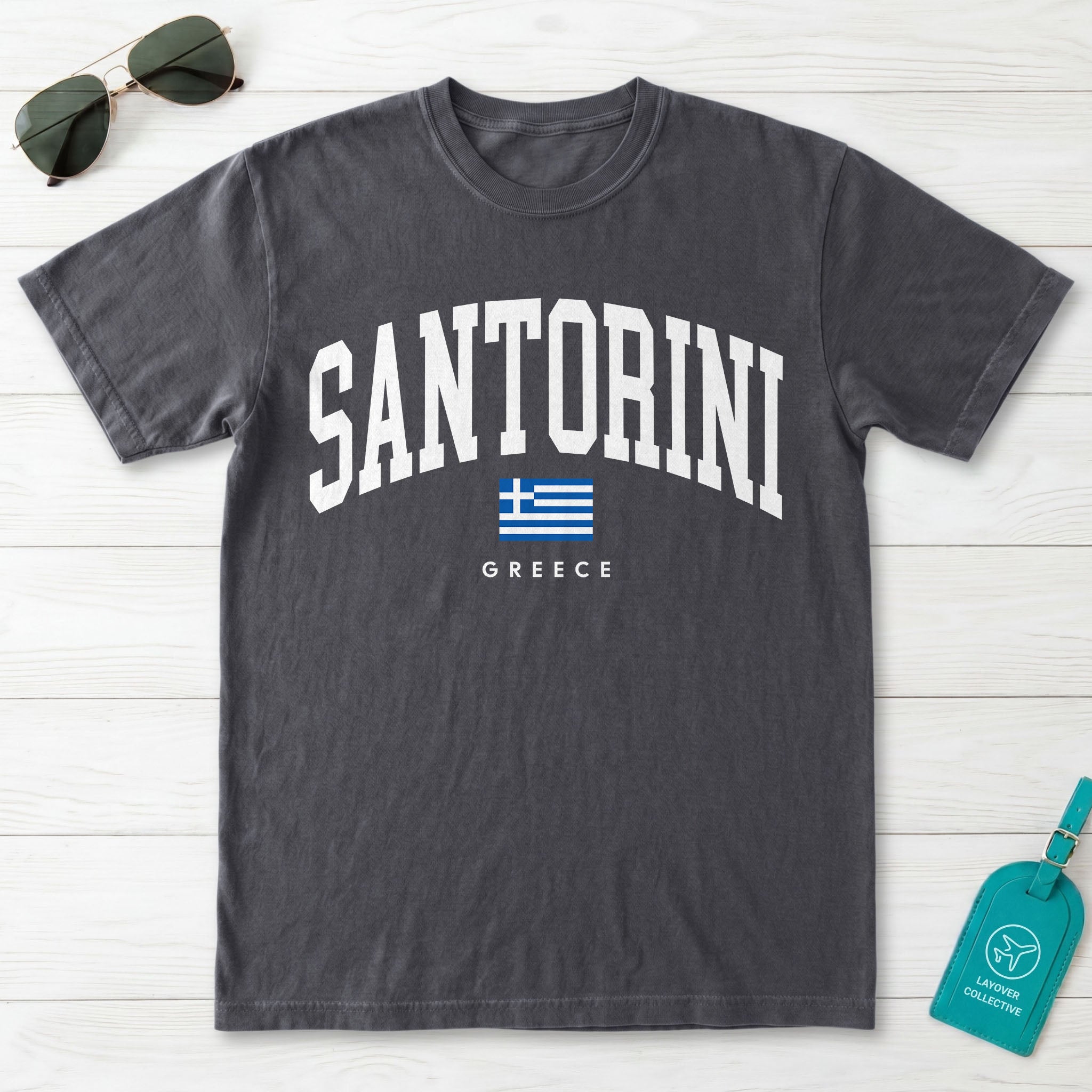 Santorini Collegiate T-Shirt