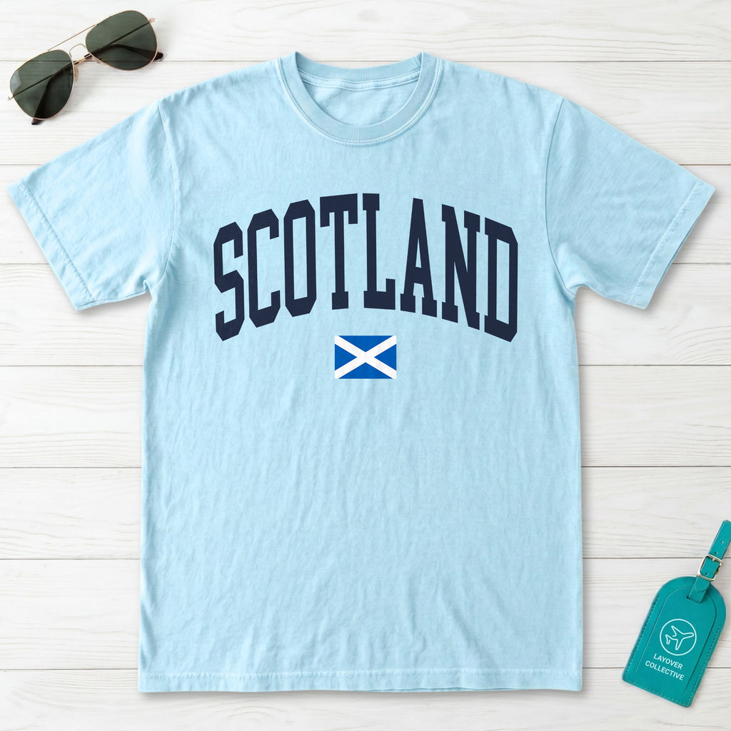 Scotland Collegiate Flag T-Shirt