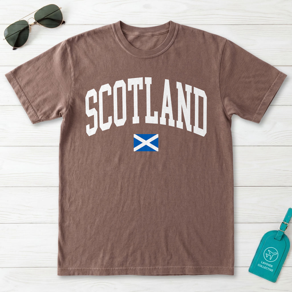 Scotland Collegiate Flag T-Shirt