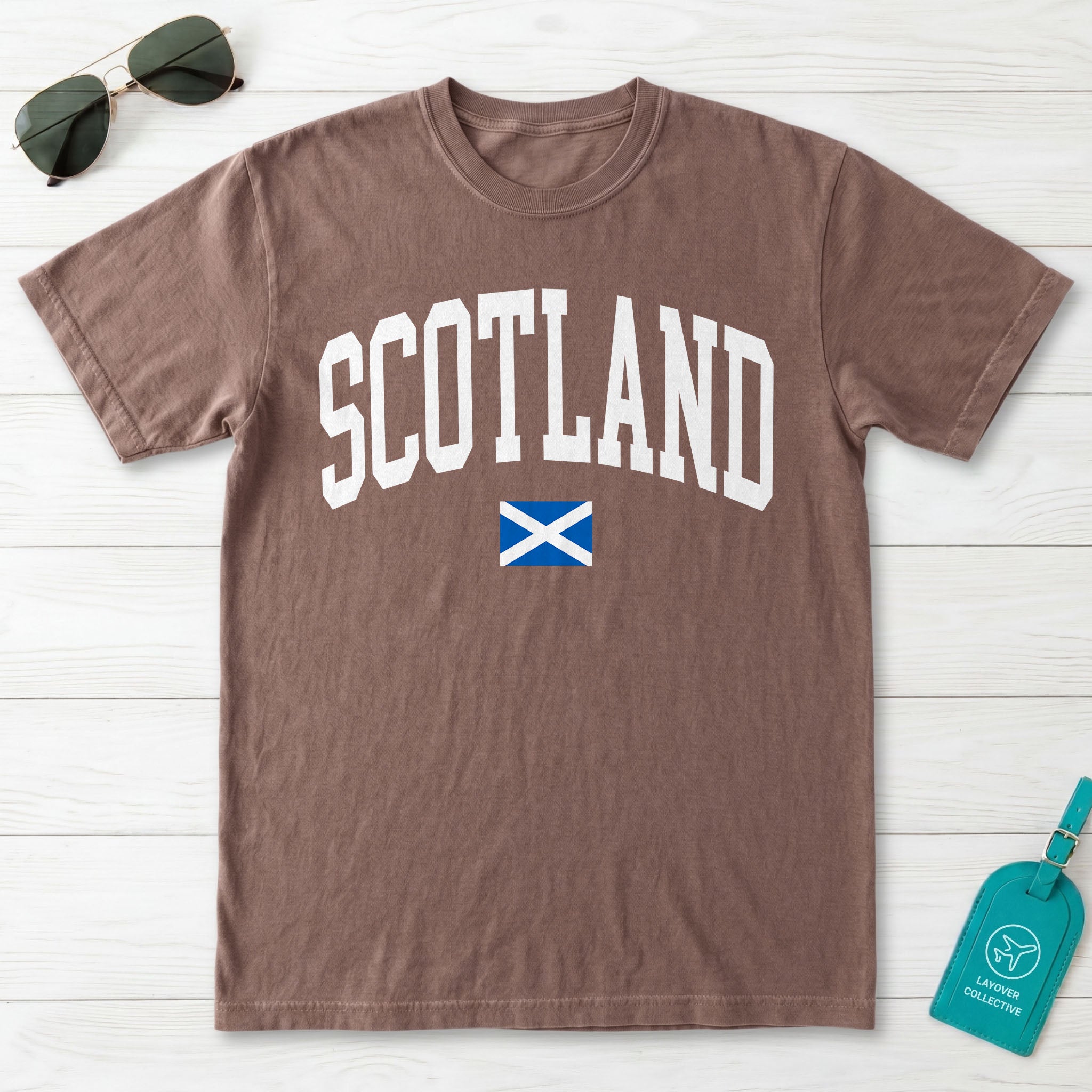 Scotland Collegiate Flag T-Shirt