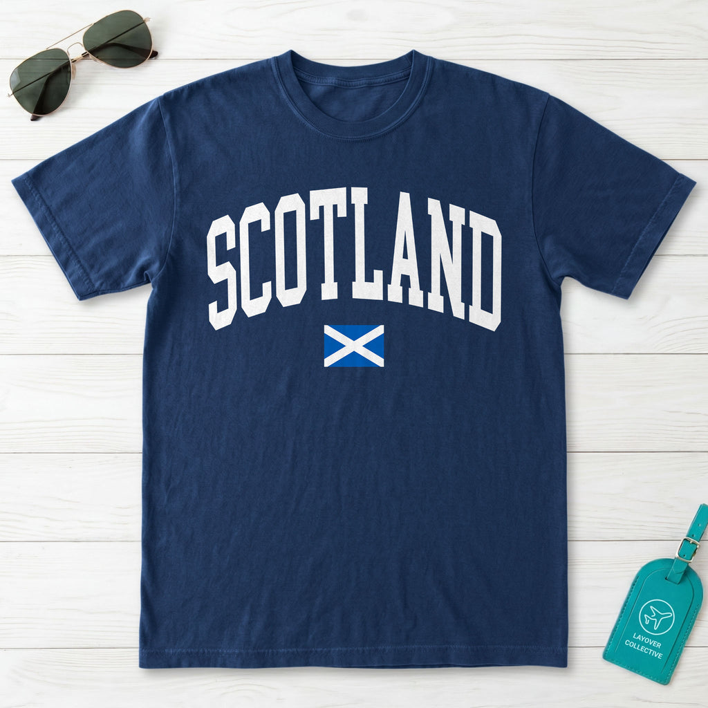 Scotland Collegiate Flag T-Shirt