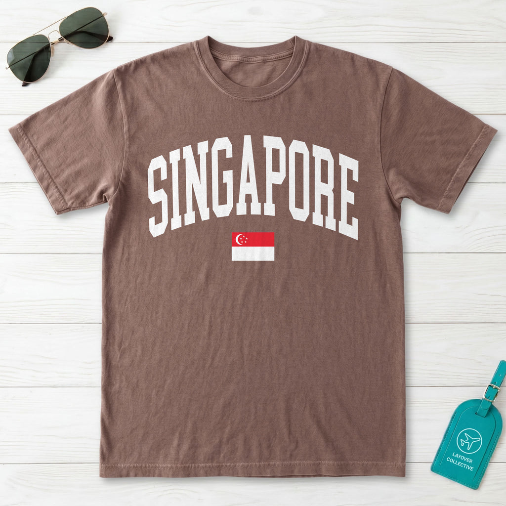 Singapore Collegiate Flag T-Shirt