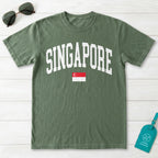 Singapore Collegiate Flag T-Shirt