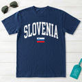 Slovenia Collegiate Flag T-Shirt