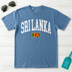 Sri Lanka Collegiate Flag T-Shirt