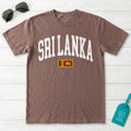 Sri Lanka Collegiate Flag T-Shirt