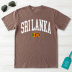Sri Lanka Collegiate Flag T-Shirt