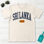 Sri Lanka Collegiate Flag T-Shirt