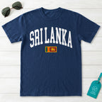 Sri Lanka Collegiate Flag T-Shirt