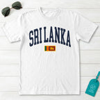 Sri Lanka Collegiate Flag T-Shirt