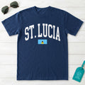 Saint Lucia Collegiate Flag T-Shirt
