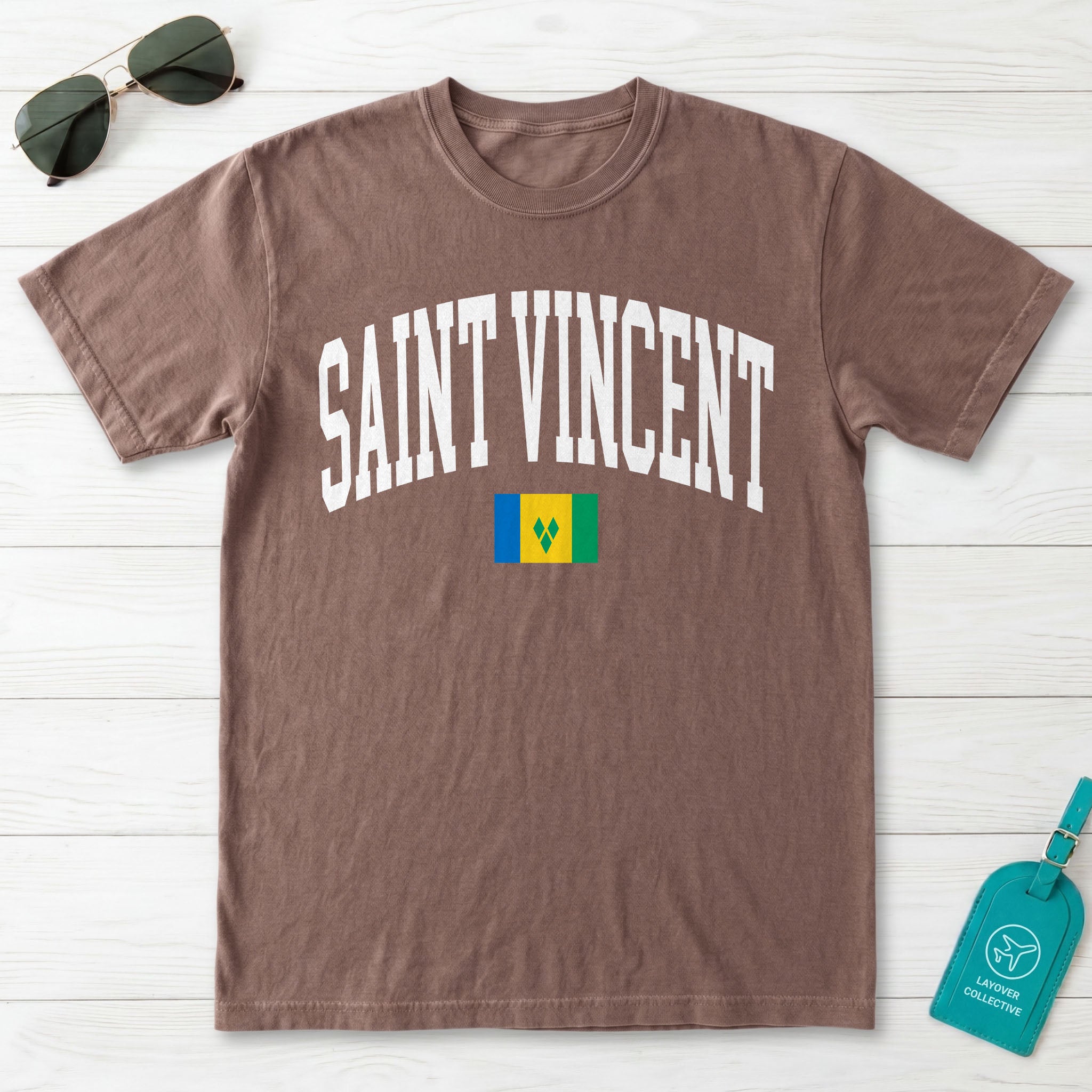 Saint Vincent Collegiate Flag T-Shirt