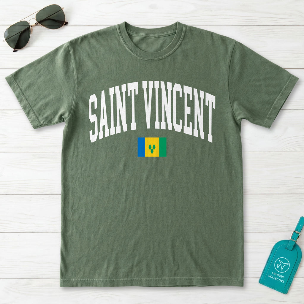 Saint Vincent Collegiate Flag T-Shirt