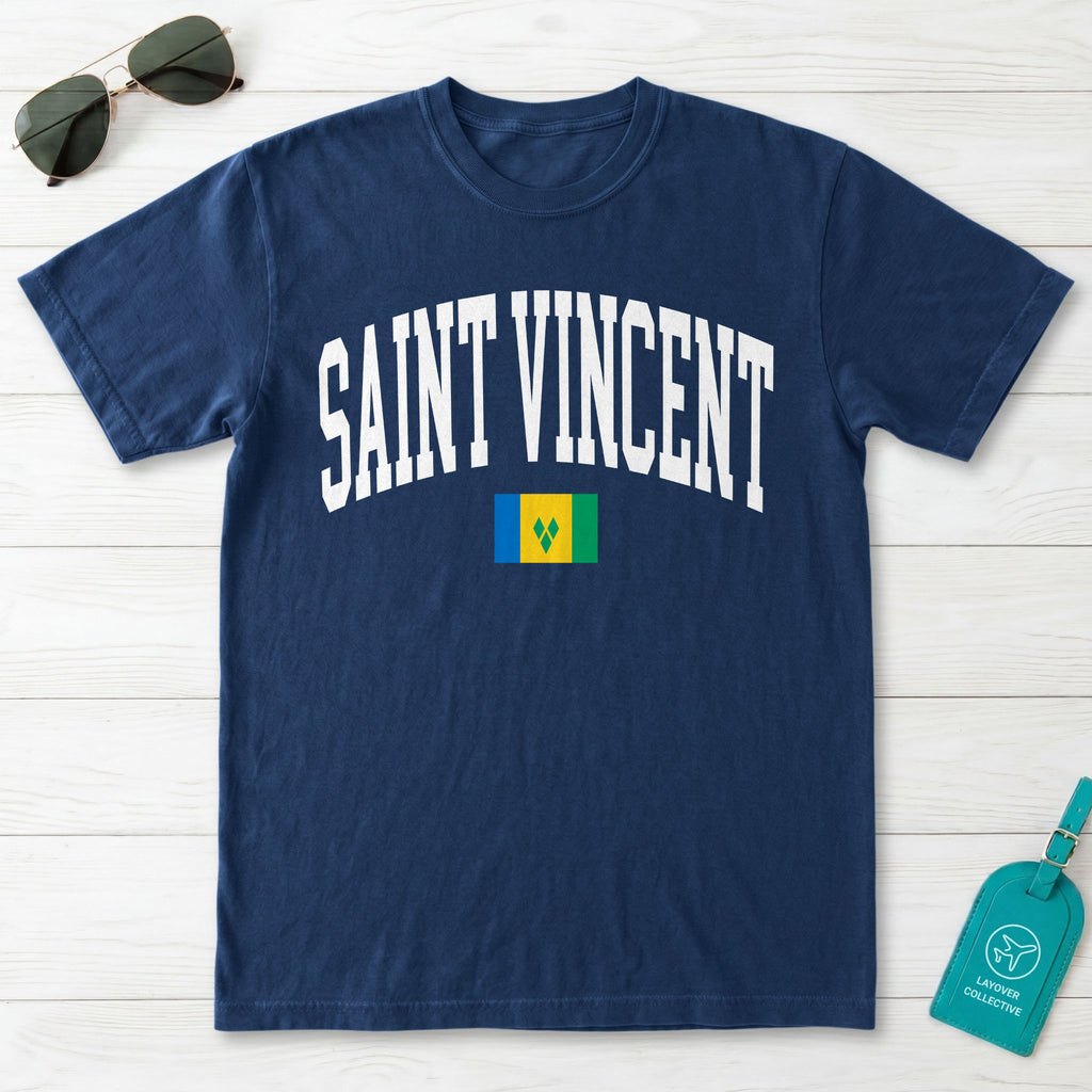 Saint Vincent Collegiate Flag T-Shirt