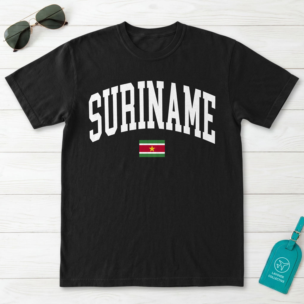 Suriname Collegiate Flag T-Shirt